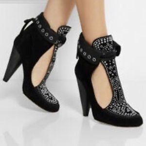 Isabel Marant inspired Black Ankle Boots...Size 41